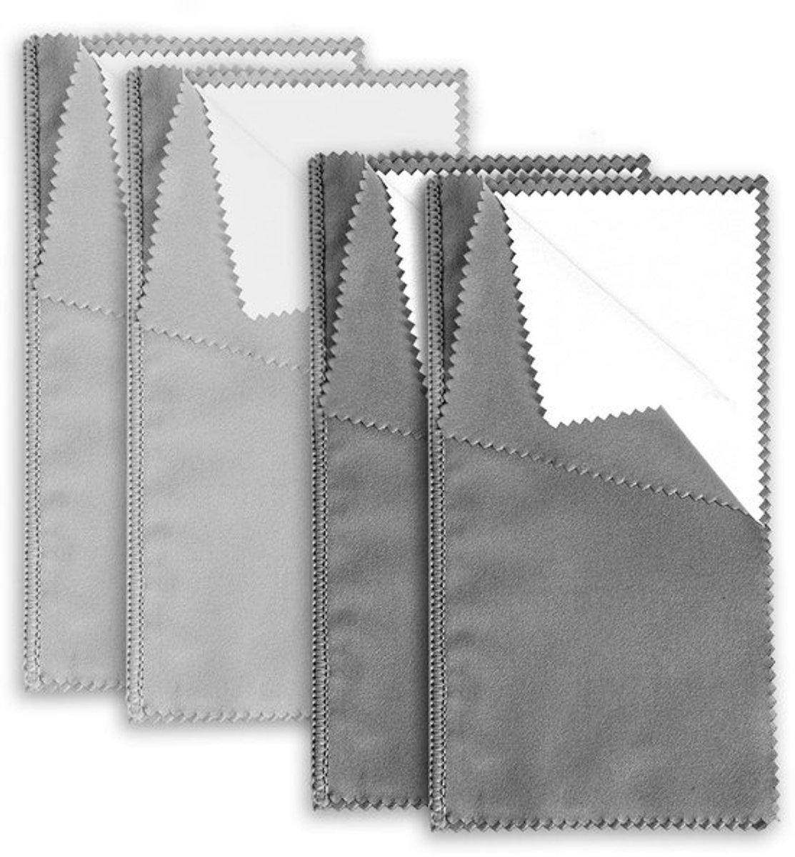 Poetsdoek Dubbelzijdig 20x20cm - Poetsdoeken voor Zilver/Goud/Platina - Meerlaagse Poetsdoeken - Sieraden Poetsdoeken - Schoonmaakaccessoires - Sieradenpoetsdoek
