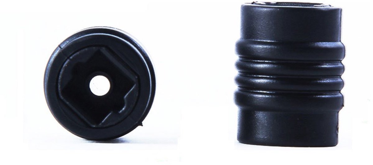 Toslink Audio Adapter Female to Female - Fiber Optic Splice - Zwart PVC - Eenvoudig te gebruiken - ShopVlot