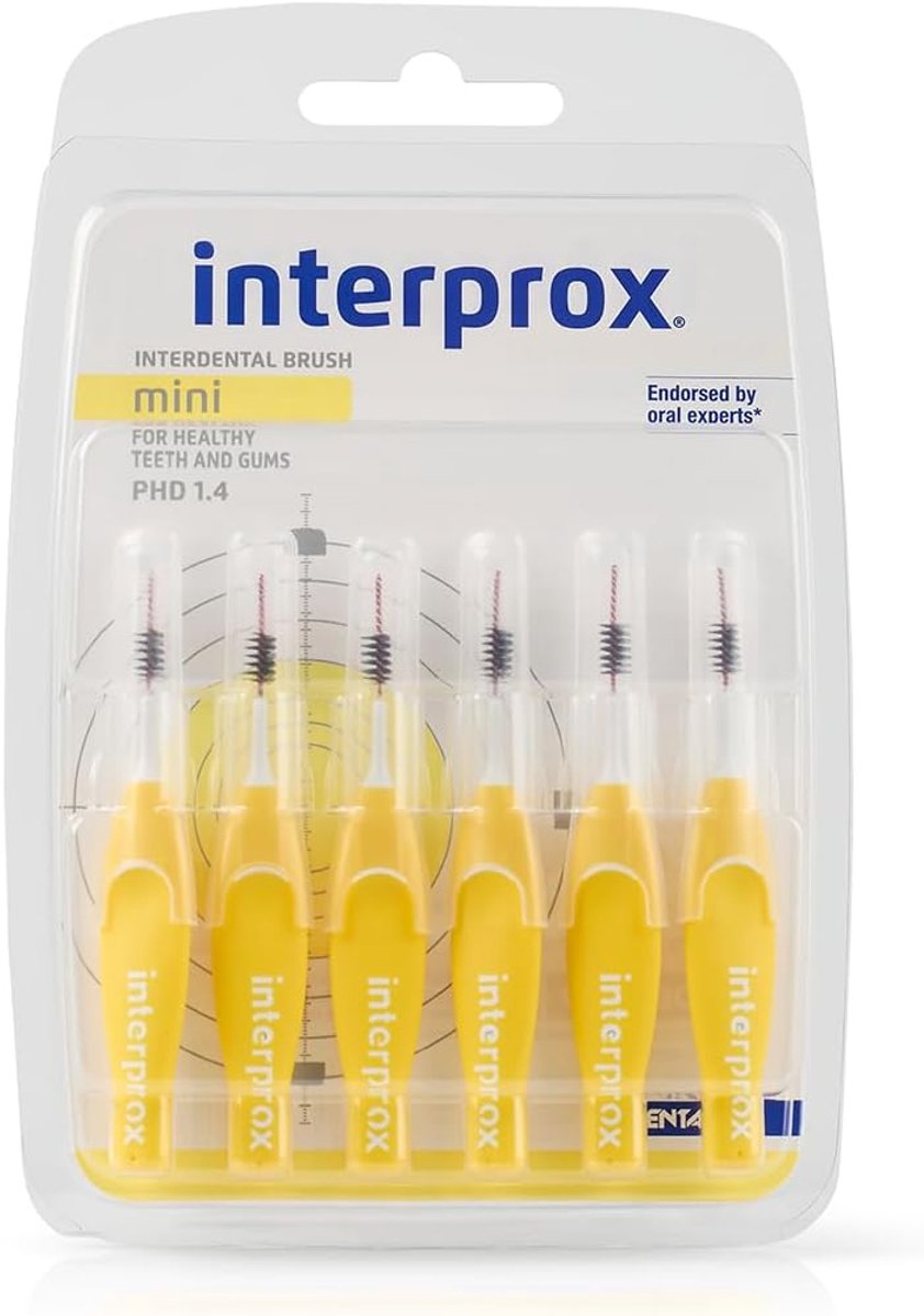 Interprox Premium Mini 3mm - Geel - 6 Stuks - Zeer efficiënt en gebruiksvriendelijk - ShopVlot