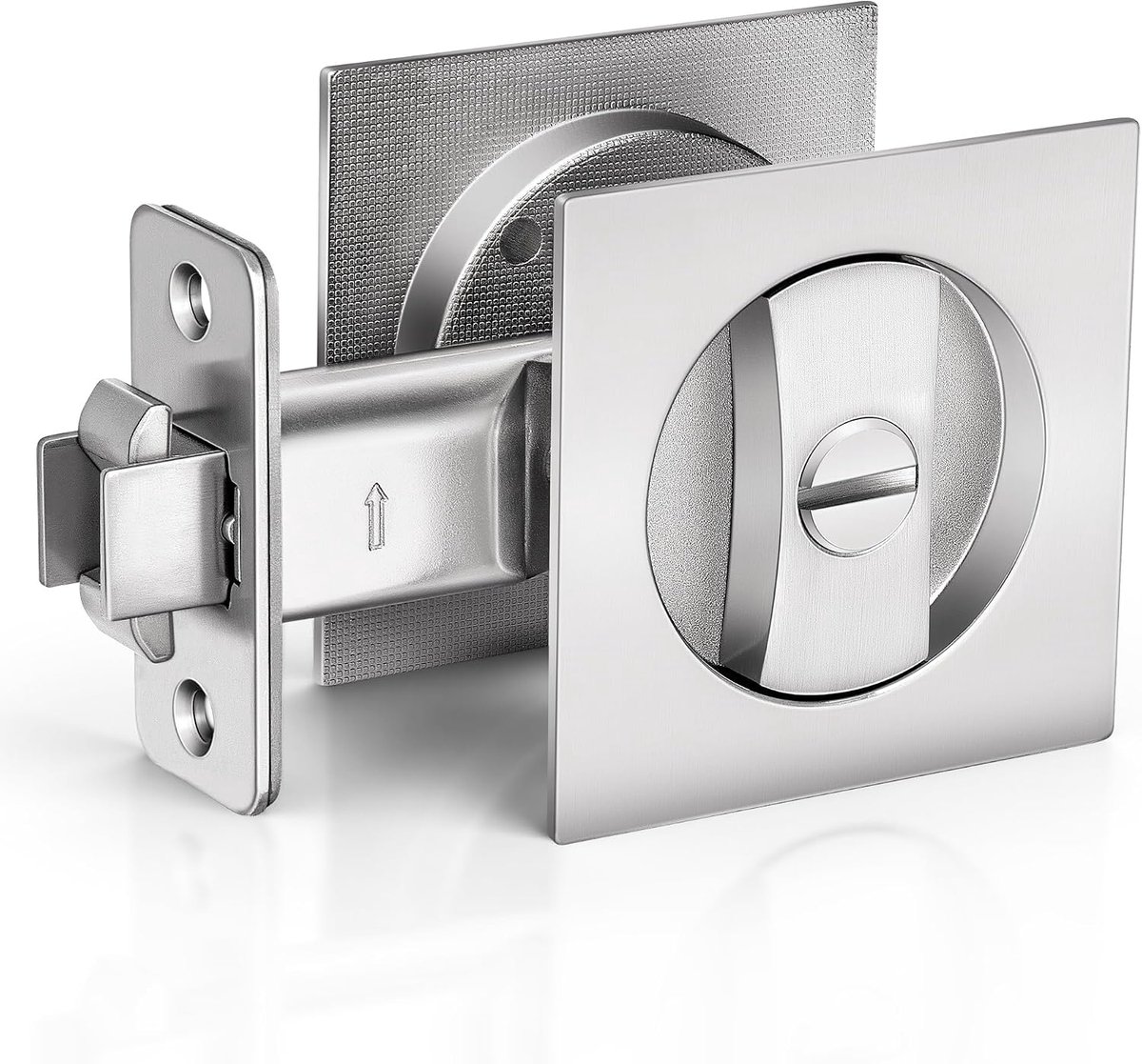 Hidden Door Lock,Privacy Lock with Edge Handle for Bathroom,Bedroom,Kitchen,Suitable for Door Thickness - ShopVlot