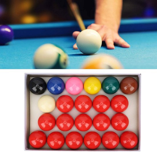 Snookerballenset 22 stuks diameter 52,5 mm biljartballen snooker van kunsthars snookers biljart voor biljarttafel - ShopVlot — afbeelding 2