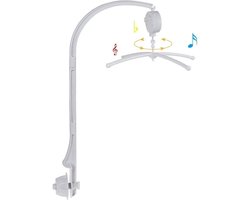 Baby mobiel met muziek - muziekdoos mobiele blobbs - arm houder voor baby bed en kinderbed baby mobiel met muziek