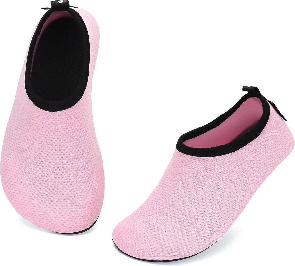 SnelShoppen - Badschoenen voor meisjes, Aquaschoenen voor kinderen, Sneldrogende Strandschoenen, Ademend Neopreen, Surf- en Yogaschoenen, Roze, Maat 2