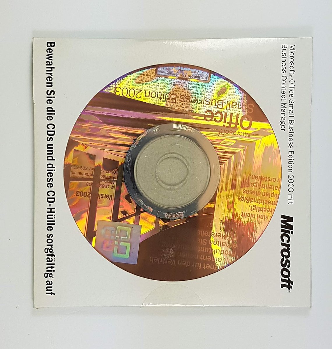 SnelShoppen - Microsoft Office 2003 Small Business Edition - PowerPoint, Excel, Word, Outlook, Duitse Taal, Geschikt voor Windows 2000, 360 MB Opslag