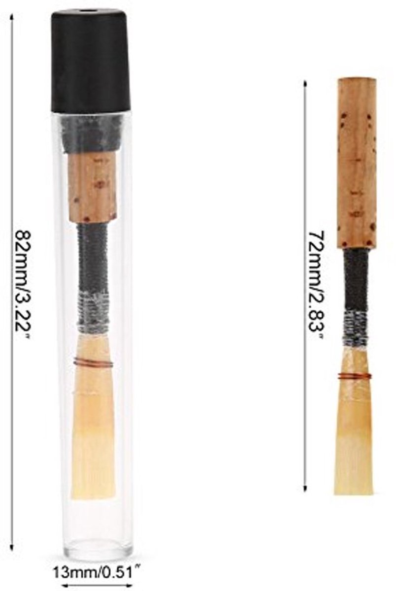 1PC/5Pcs Alreads, Medium Soft Handmade Abu Reeds Muziekinstrumentonderdeel met Plastic Doos(1pc)