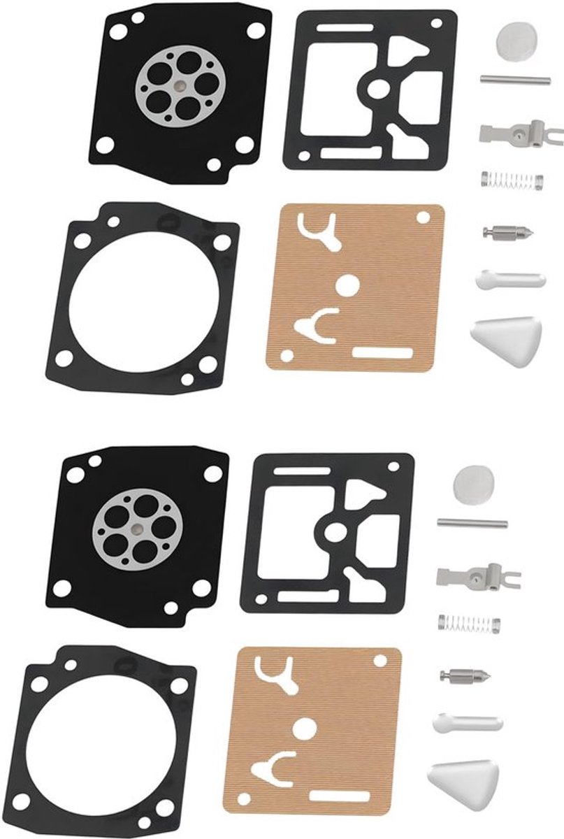 2 Set Kettingzaag Carburateur Diafragma Seal Reparatieset Compatibel met 034 036 044 MS 340 360 440