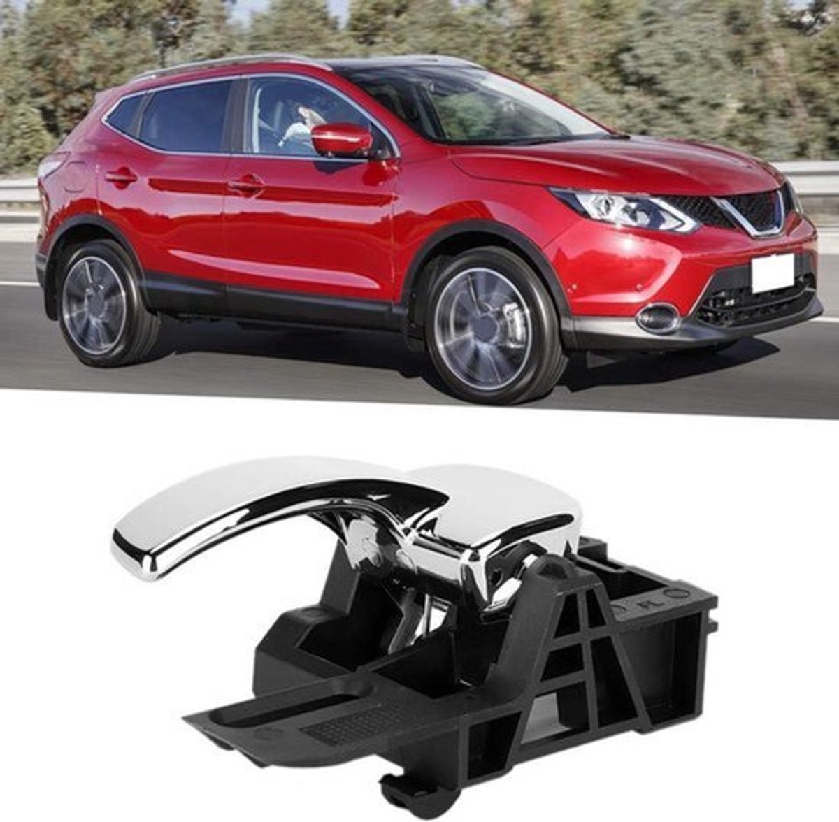 Deurgreep Links Voor/Achter Elegance Voor Nissan Qashqai J10 2007-2013 / 2004-2007