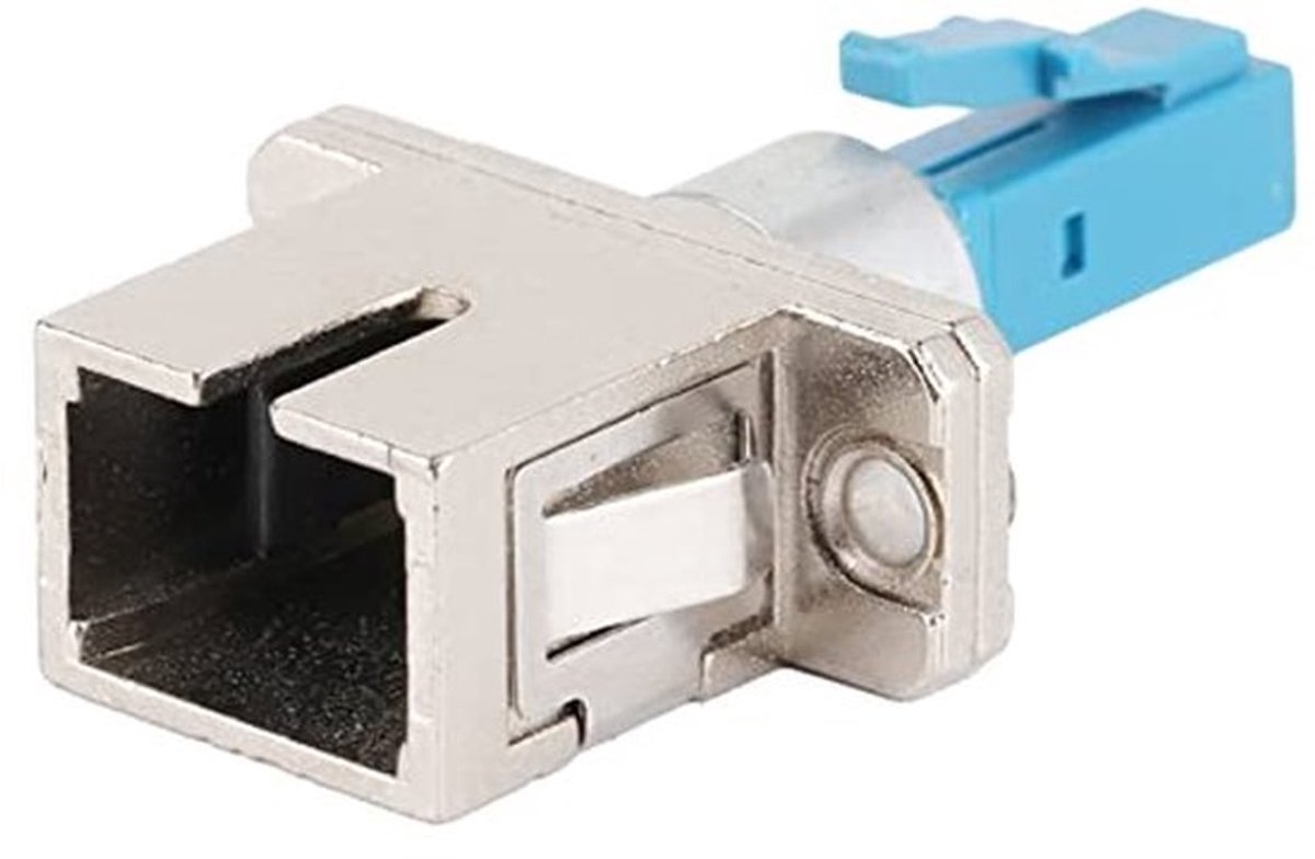 LC Male Naar SC Female Simplex Fiber Optic Coupler Connector Single Mode Adapter