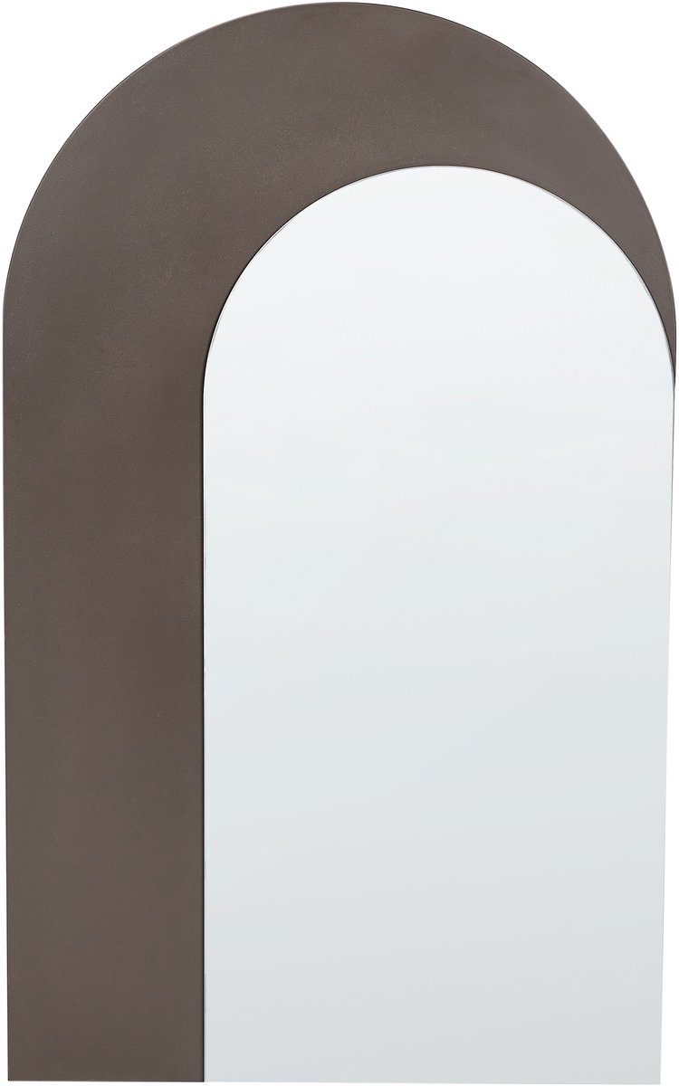 Beliani PIGNY - Wandspiegel - Bruin - Glas