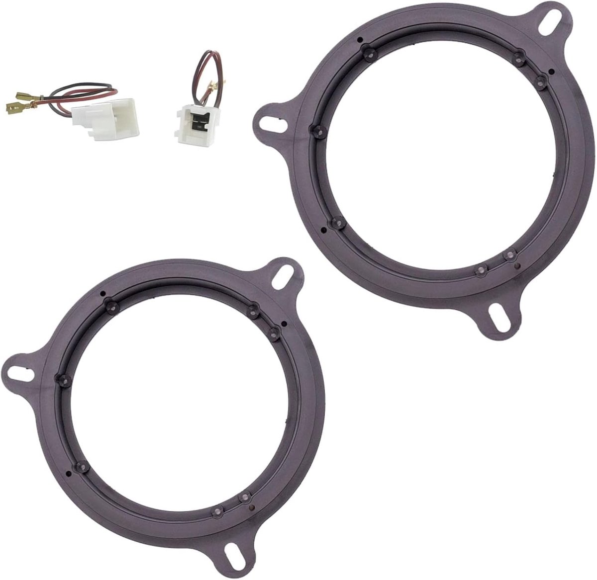 Thijox - Sound-way Luidspreker-Adapter voor Autoradio Frame Houders 16,5 cm Compatibel met Dacia, Nissan, Perfect voor Upgrade van Geluidssystemen