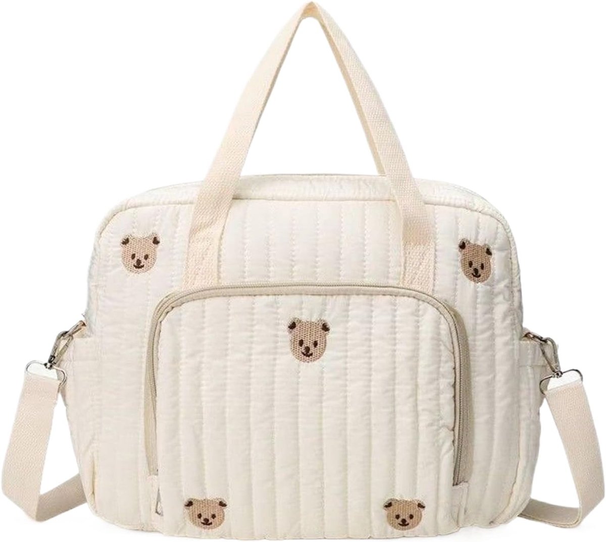 SnelShoppen - Schattige Luier Tas - Praktische Opbergtas Voor Baby Kleding, Billendoekjes en Accessoires - Ideaal voor Moeders en Vaders - Cartoon Bea