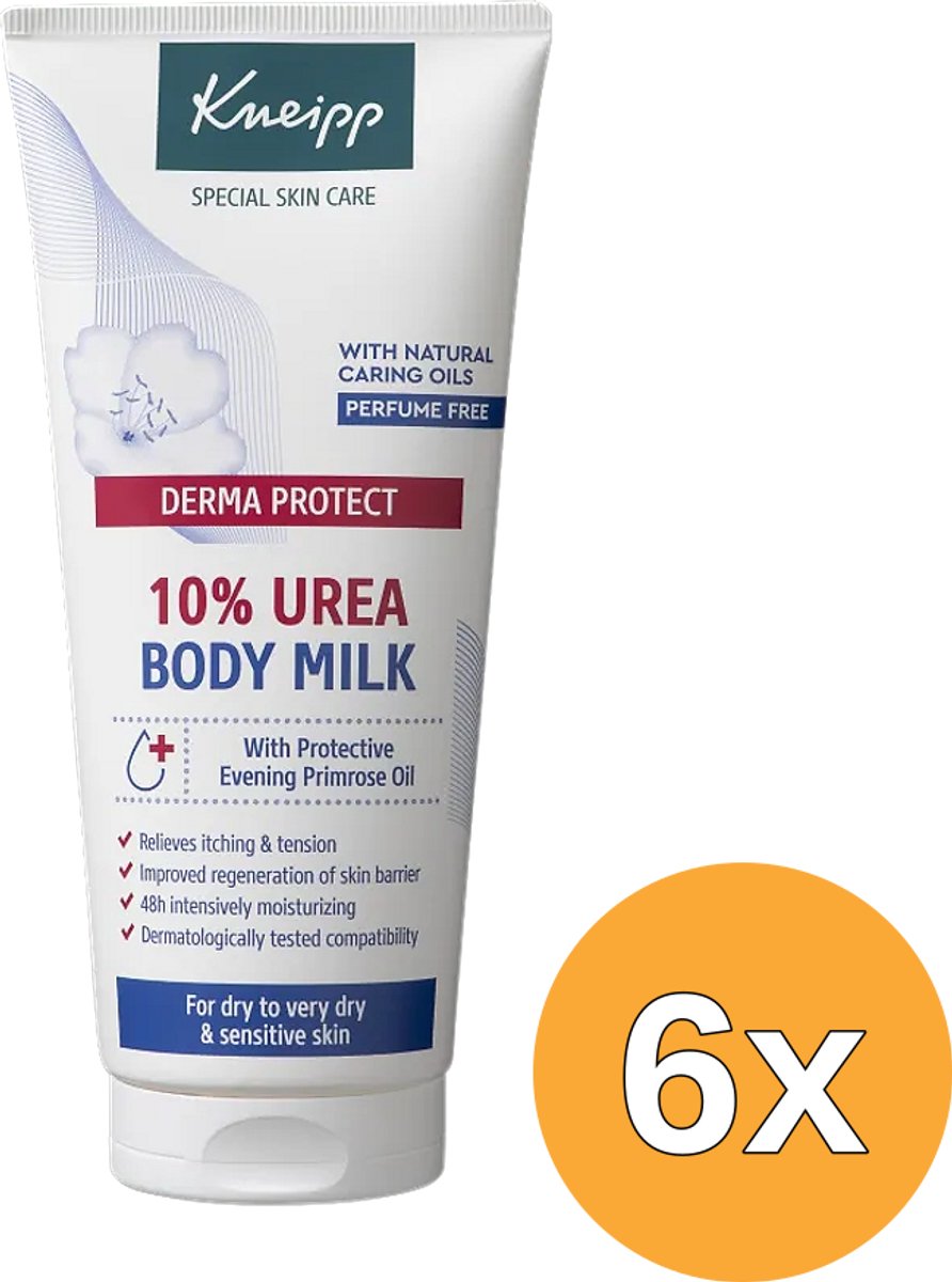 6x Kneipp Body Milk Derma Protect (6 x 200 ml)