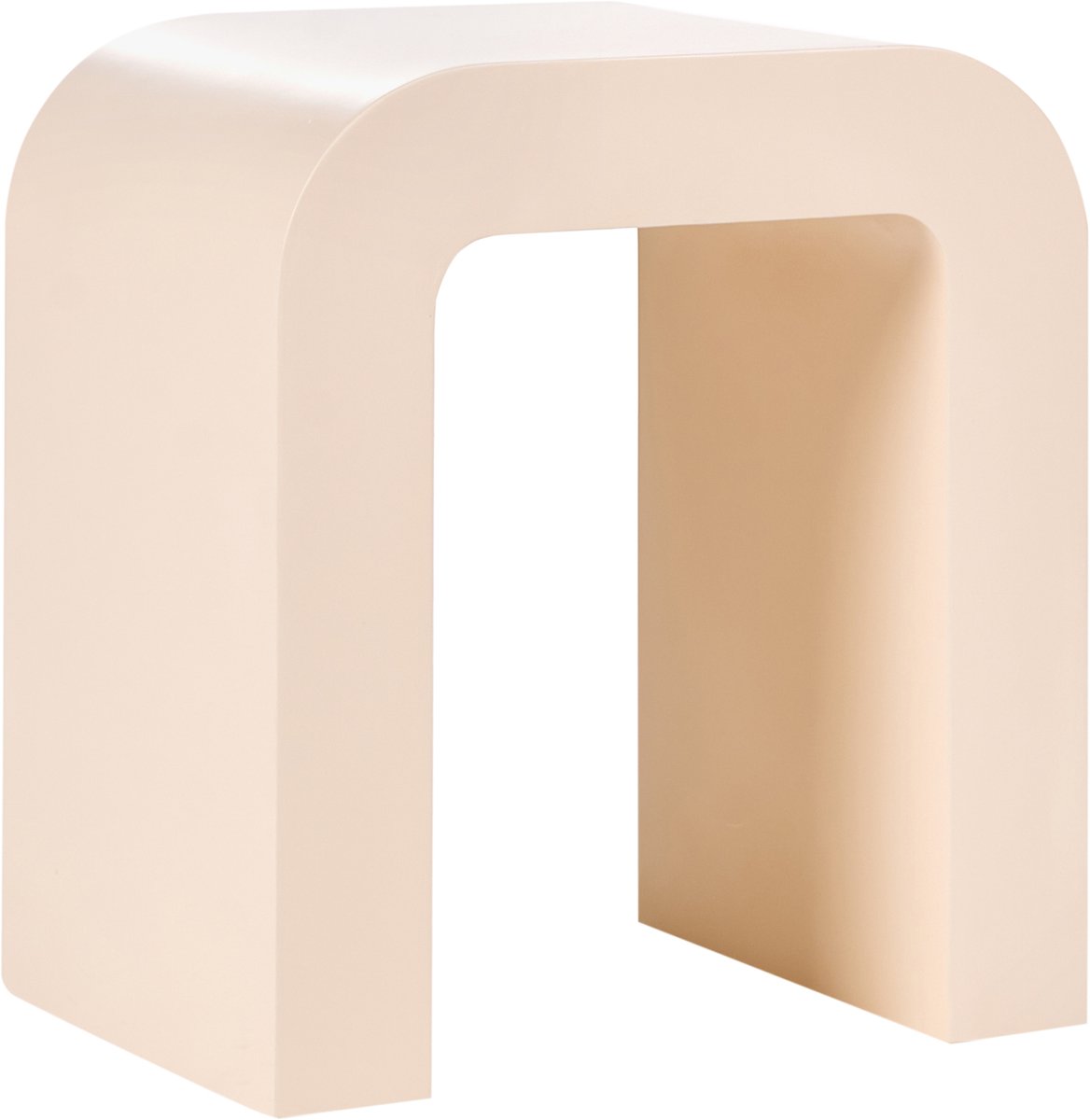 ENID - Bijzettafel - Lichtbeige - MDF