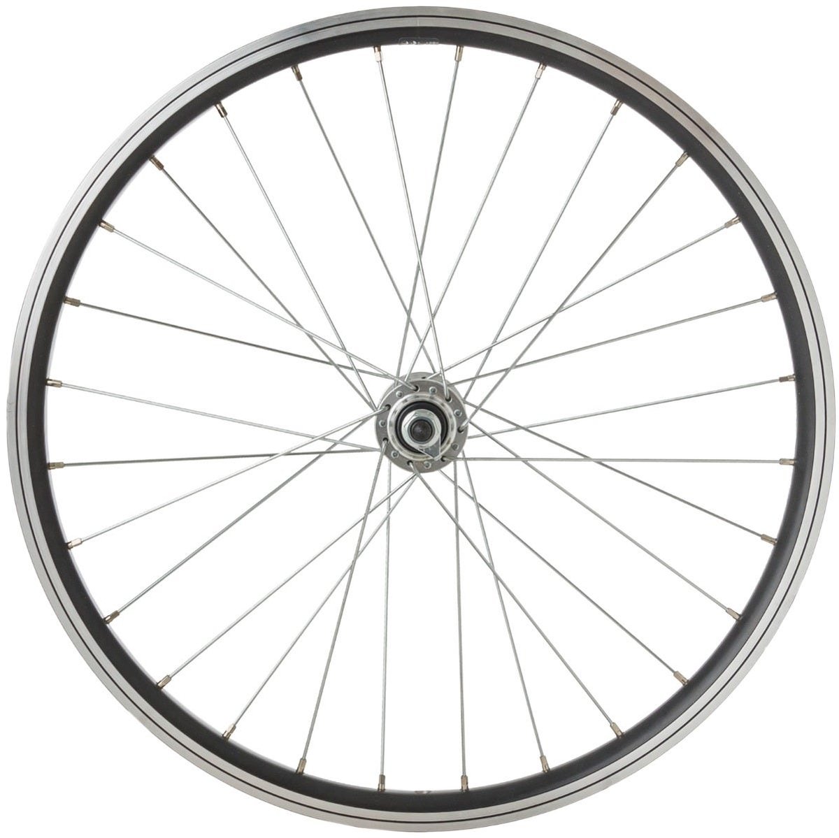 CORDO Voorwiel 20x1.75 - Mach1 - Fietswiel - 28 Spaken - 100mm Inbouwbreedte - Zwart - Inclusief Bouten