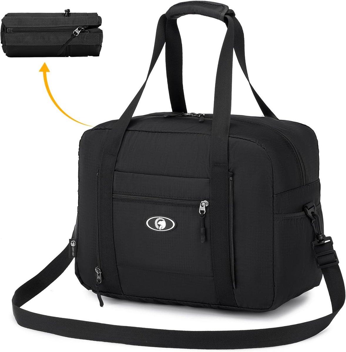 SnelShoppen - Handbagage Reistas 40x30x20 cm - Waterdichte Reis- en Sporttas voor Weekendtrips, Ziekenhuis, Wizzair, KLM, TUI, Volotea