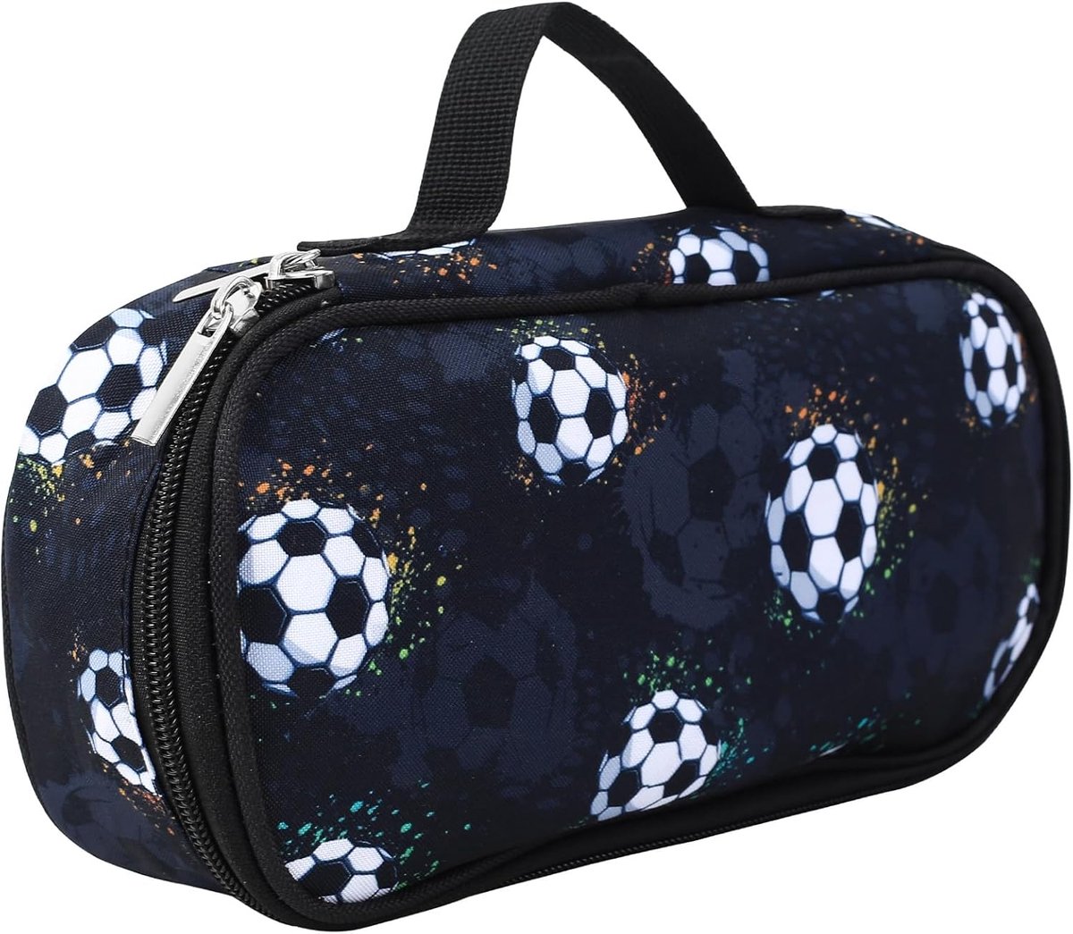 SnelShoppen - Football Etui Jongens, Sloppy Pennenmap Voetbal Geschenken, Duurzaam Polyester, School & Kantoor, Perfect voor Kinderen