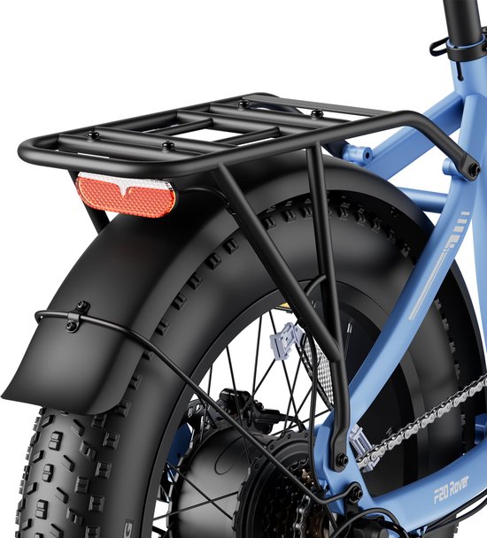 FAFREES F20 Rover Compacte Fat-Tire E-Bike - 48V 15Ah Accu, 80km Bereik, 55Nm Koppel, Hydraulische Remmen-Blauw van FAFREES — afbeelding 4