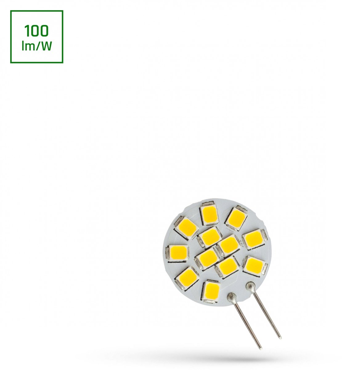 Spectrum - LED G4 - 12V - 1.2W - 830 3000K - Warm wit licht - Vervangt 10W