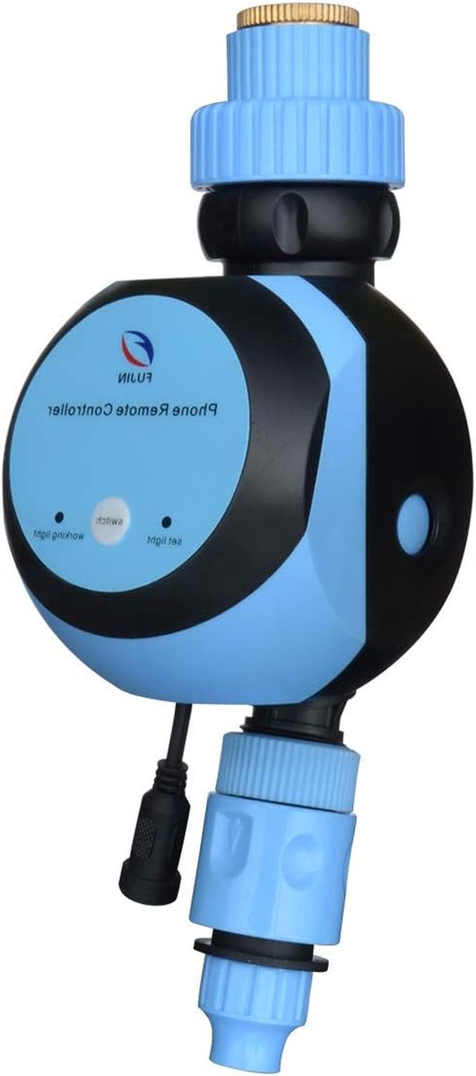 Tuinwater Regelaar - Slimme Besproeiing - Automatisch Water Geven - App Afstandsbediening - 1/2 Inch Kraan - Blauw