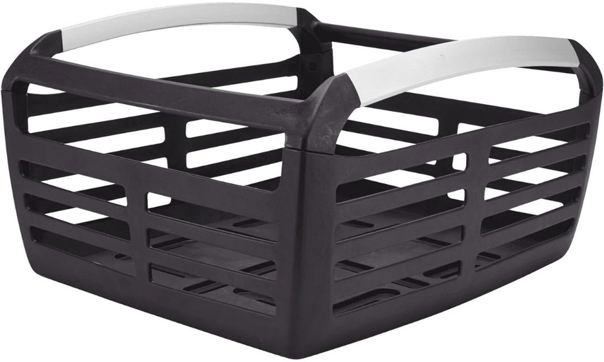 JCP® Fietskrat - Fietsmand - Pack 'n Pedal - Zwart - 40cm x 34cm x 22cm