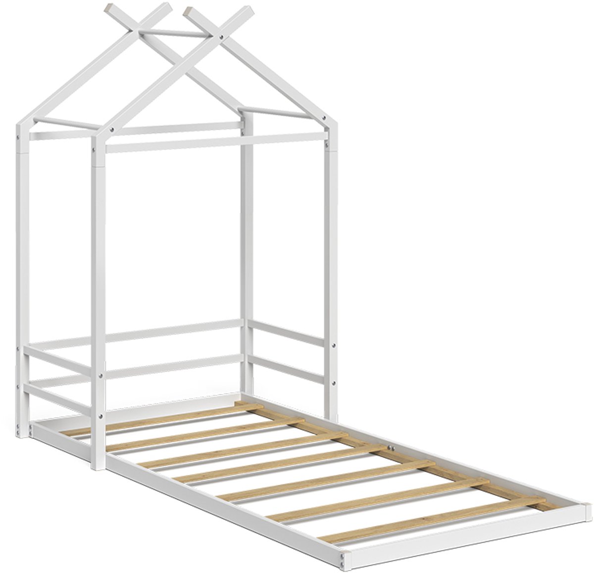 Vitalispa vloerbed Roofy, Wit, 90x200