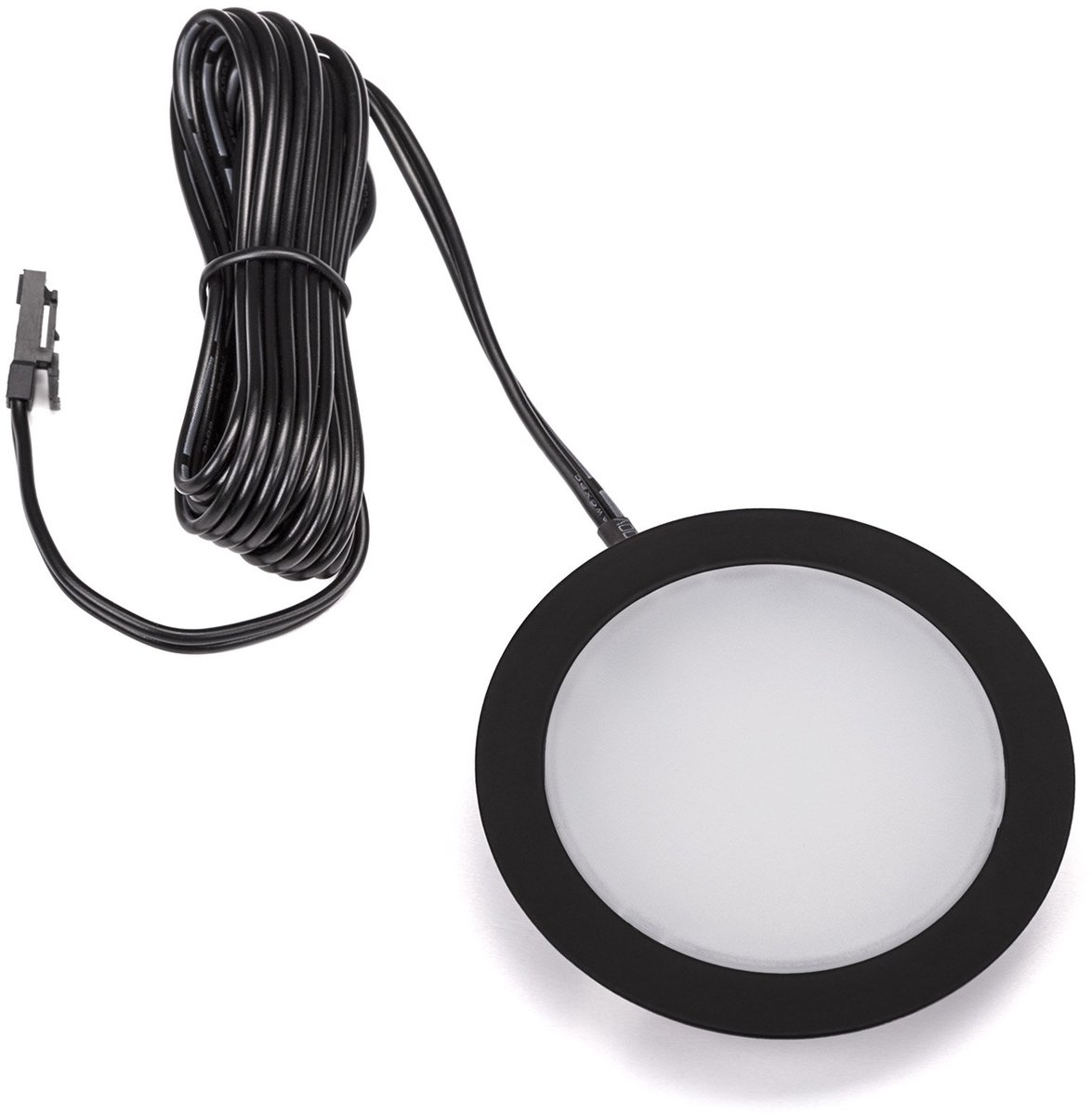 LED Verzonken meubellicht GIULIA 12 V 3W miniAMP zwart koud wit miniAMP