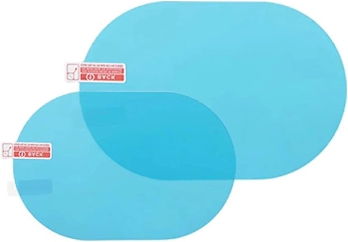Spiegel Folie - Bescherm Sticker - Veiliger Rijden - Anti Condens - 100x150mm - Helder