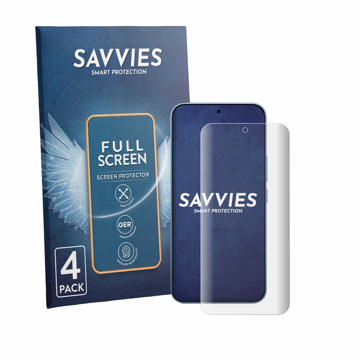 Savvies - Screenprotector voor Xiaomi Redmi K90 Ultra - Folie Beschermfolie transparant volledig dekking 4 Stuks