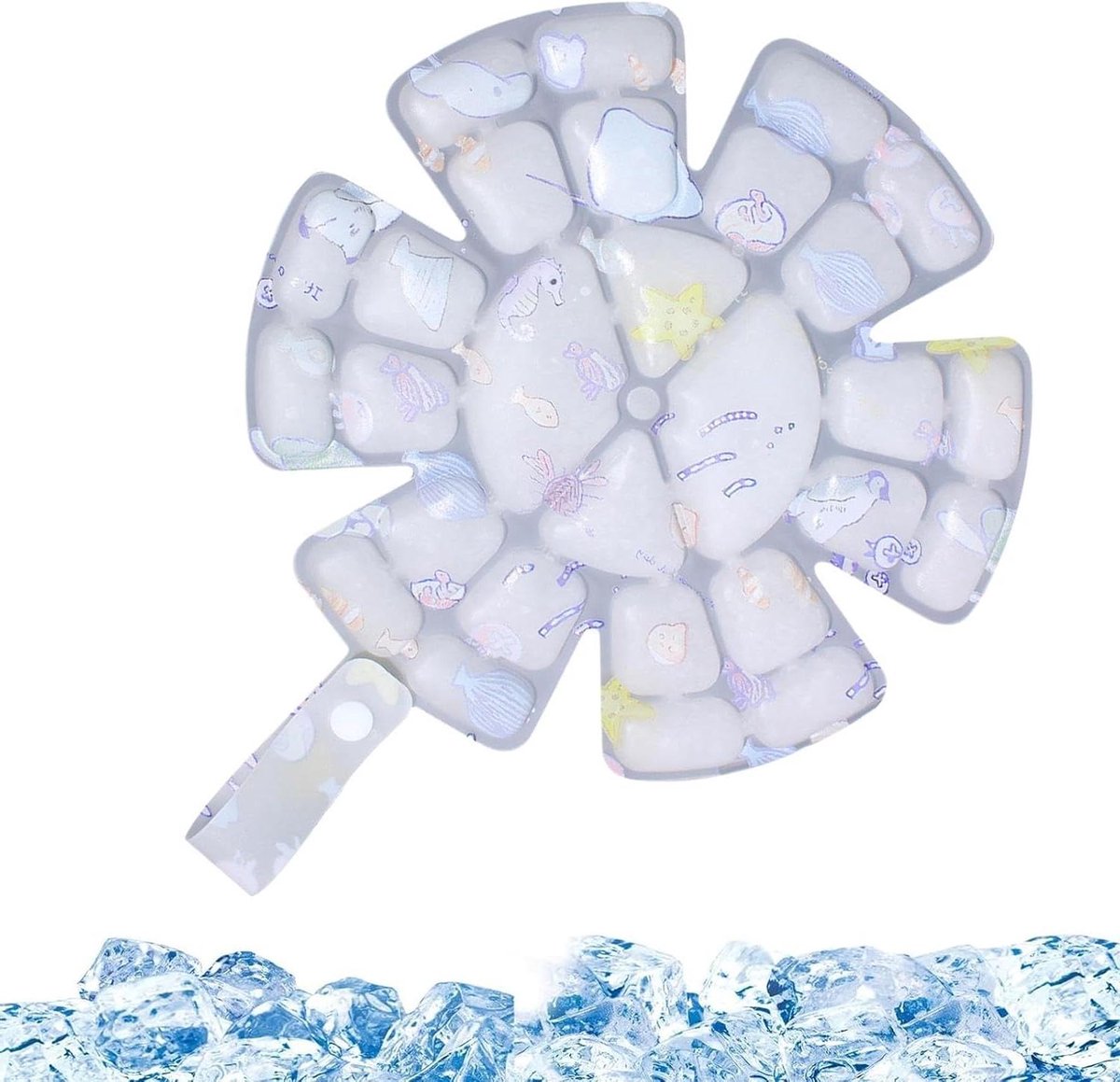 Hoofd IJspak - Koel Pad - Buiten Activiteiten - Anticondensatie Ontwerp - 19x19cm - Wit