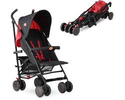 Jinbei Paraplu Buggy - Verstelbare Buggy - Tot 15 kg - Grijs/Rood