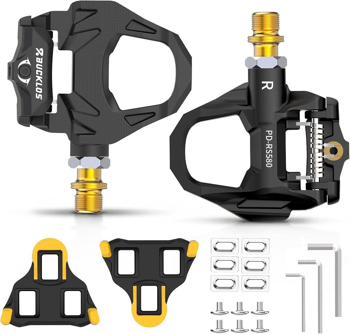 SnelShoppen - KEO Pedalen voor Racefiets - CNC Hoogwaardig - 9/16 inch, Geschikt voor Races, Indoortraining, Dagelijkse Rit, Perfecte Compatibiliteit