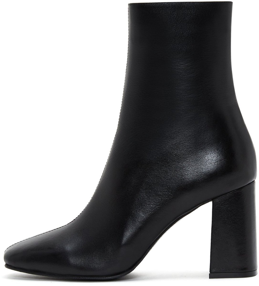 DERIMOD Heeled Ankle Boots Leather Heeled Ankle Boots
