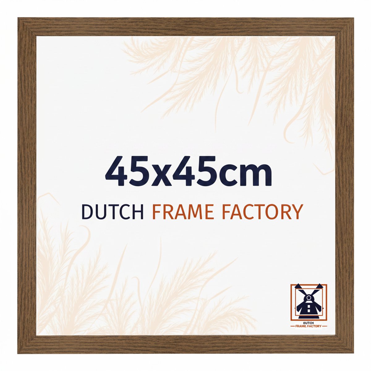 Fotolijst 45x45 cm - MDF - Eiken Rustiek - Benno