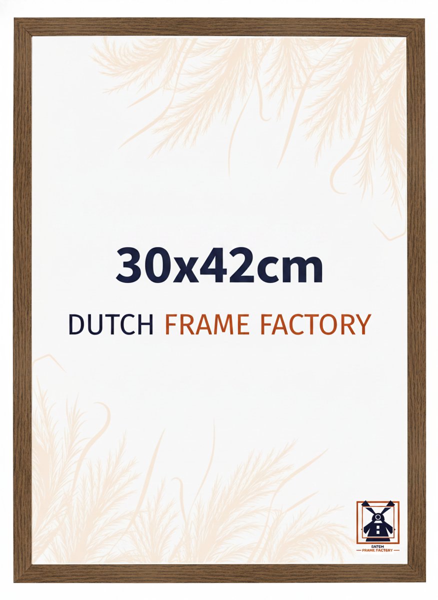 Fotolijst 30x42 cm - MDF - Eiken Rustiek - Benno