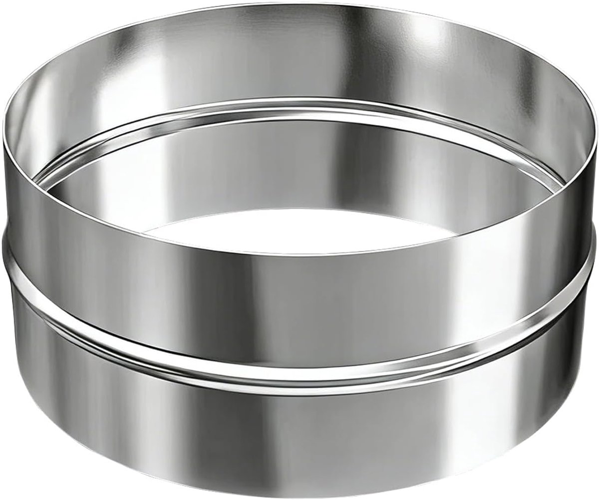 SnelShoppen - Ventilatiepijp Connector 150 mm - Gegalvaniseerde Stalen Adapter voor Luchtbehandeling, Afvoer, Flexibele Buizen, Ronde Ducting, Hoge Te