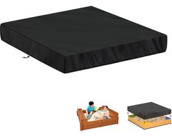 SnelShoppen - LAMUNI Sandbox Cover - Waterdichte Vierkante Zandbak Cover 420D Oxford - UV-bestendige Bescherming - 120x120x20cm - Ideaal voor Tuin en