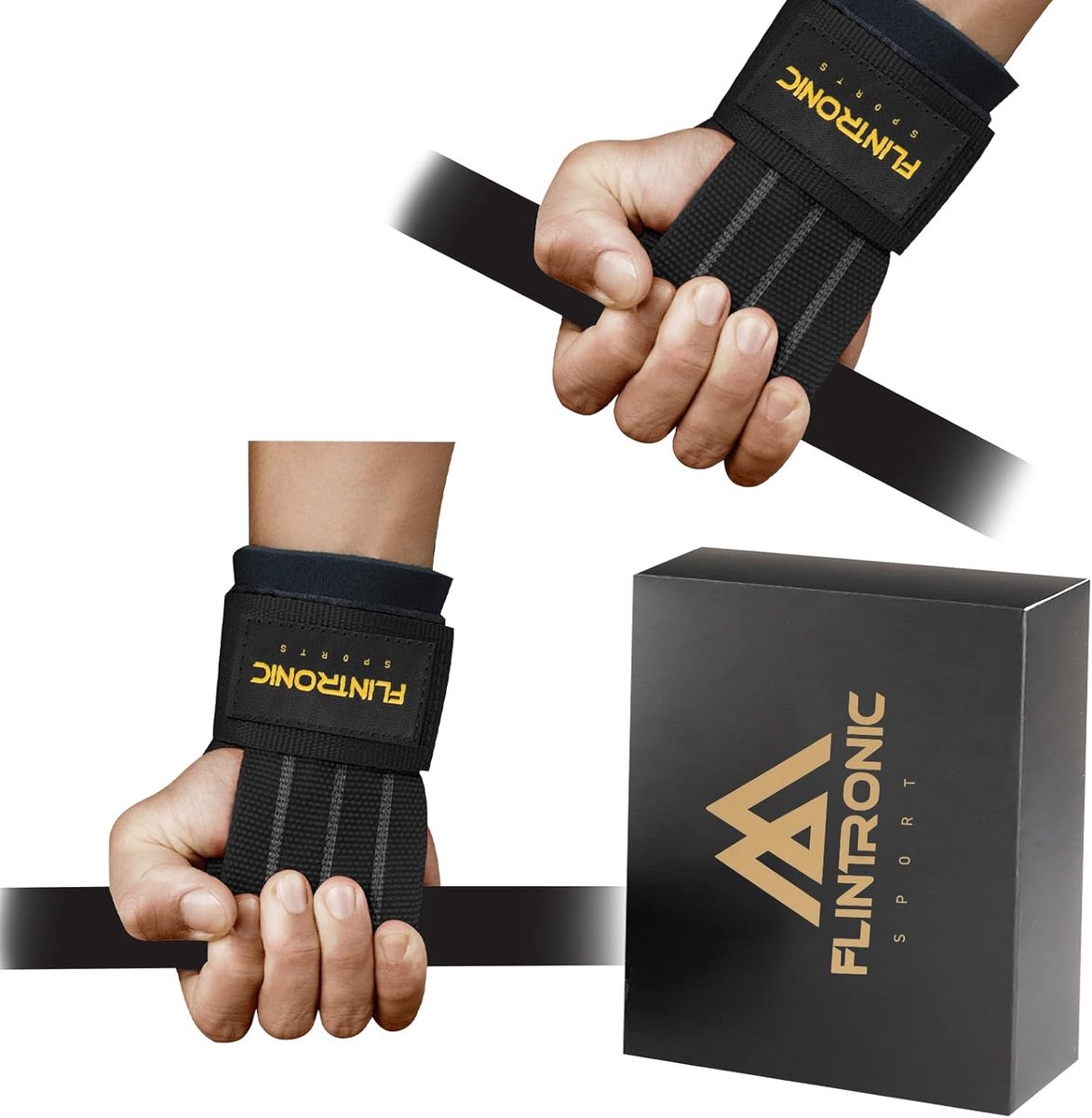 SnelShoppen - Lifting Straps voor Krachttraining met Directe Gripfunctie, Antislip Grip Hulp, Ideaal voor Deadlifting en Bodybuilding, Neopreen Verste