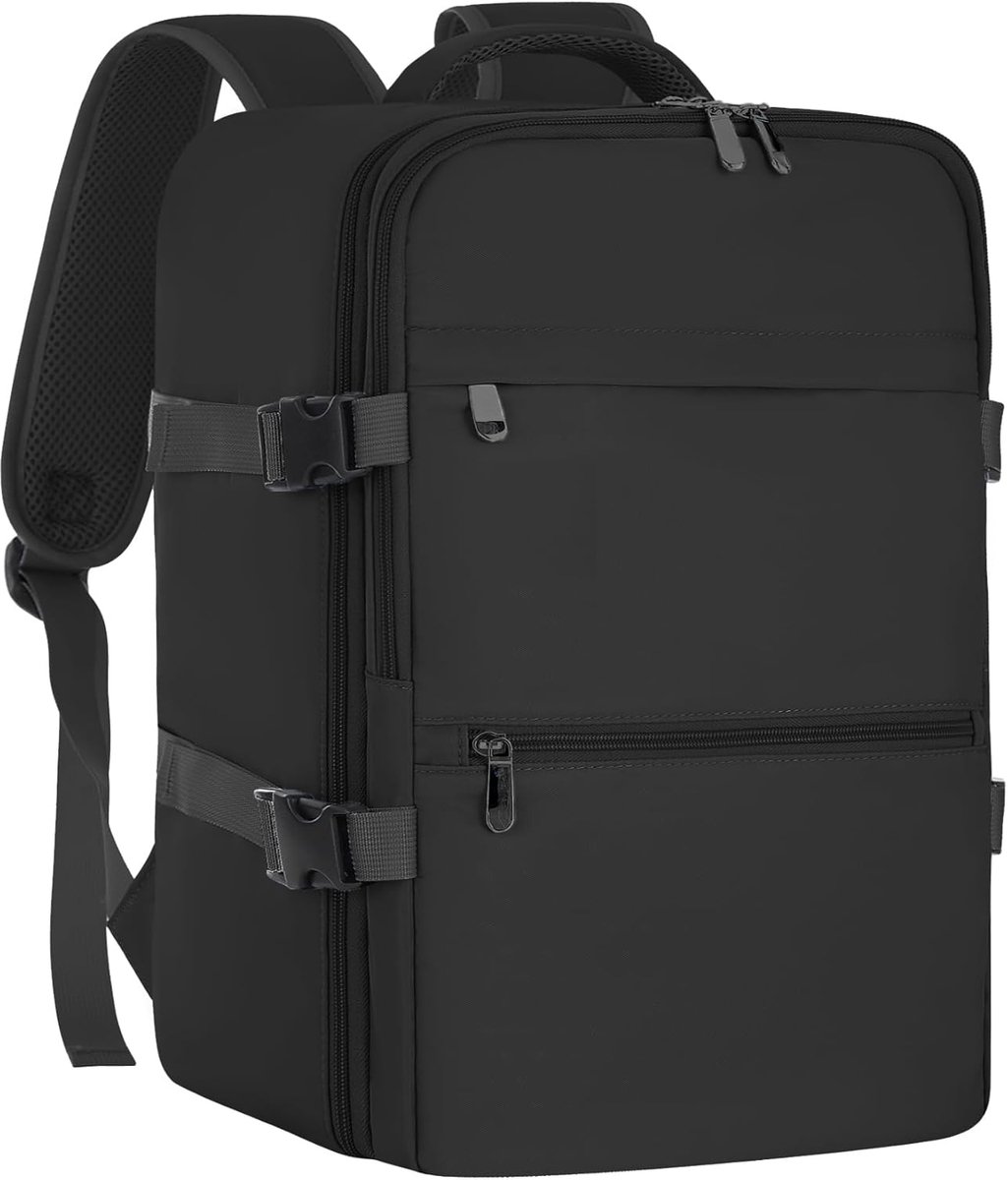 SnelShoppen - Cabine Tas 45x36x20 voor Easyjet Onderstoel Bagage - Waterafstotende Rugzak 30L - Handbagage Weekendtas Laptop Draagtas
