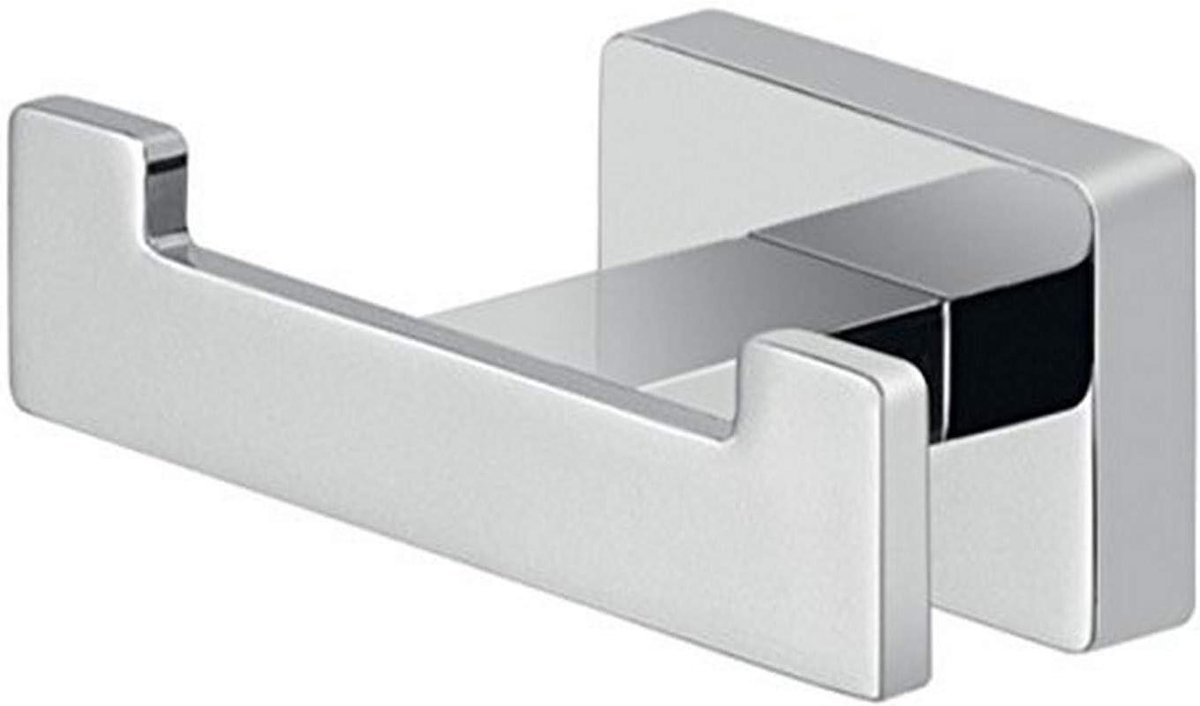 Badkamerhaak - Handdoekhouder - Badkamer Organisatie - Wandmontage - 3.4 inch breed - Chro