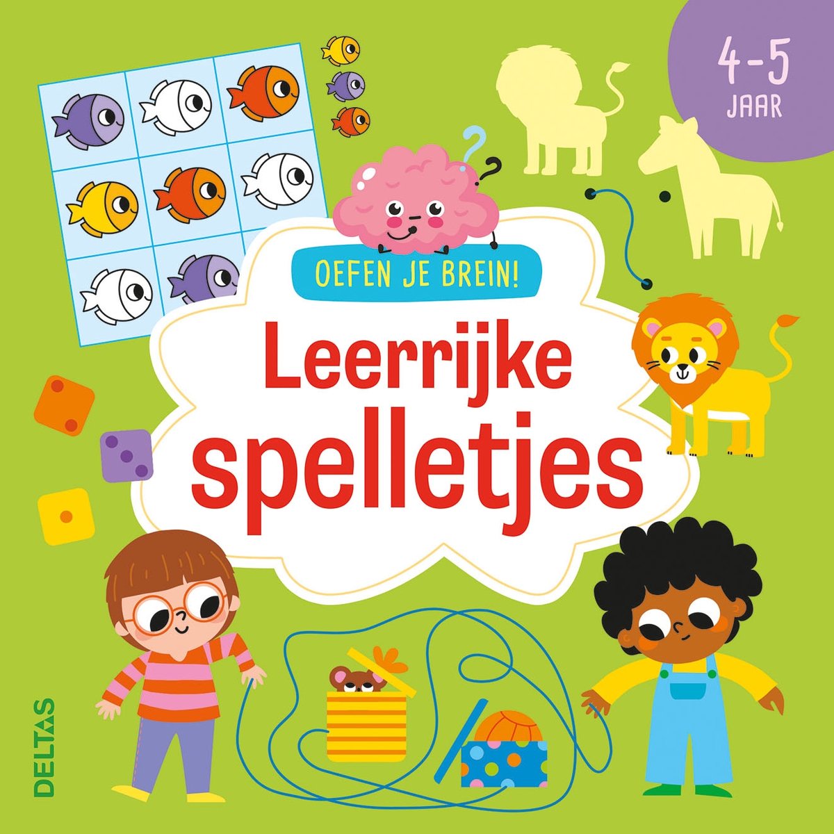 Oefen Je Brein! Leerrijke Spelletjes 4-5 Jaar