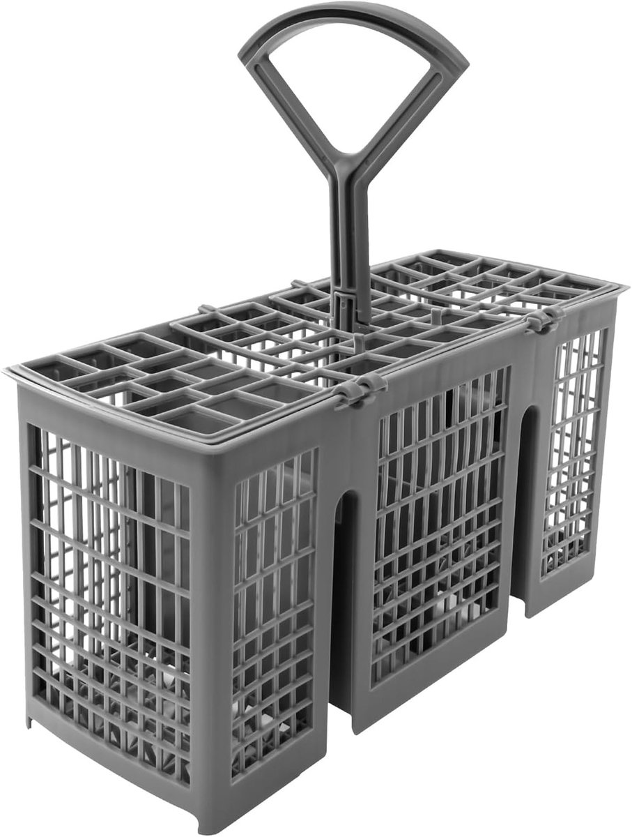 SnelShoppen - Universele Slimline Vaatwasser Bestekmand - Hoogwaardige Robuuste Design - Geschikt voor Meeste Slimme Vaatwassers - Ideaal voor Keuken