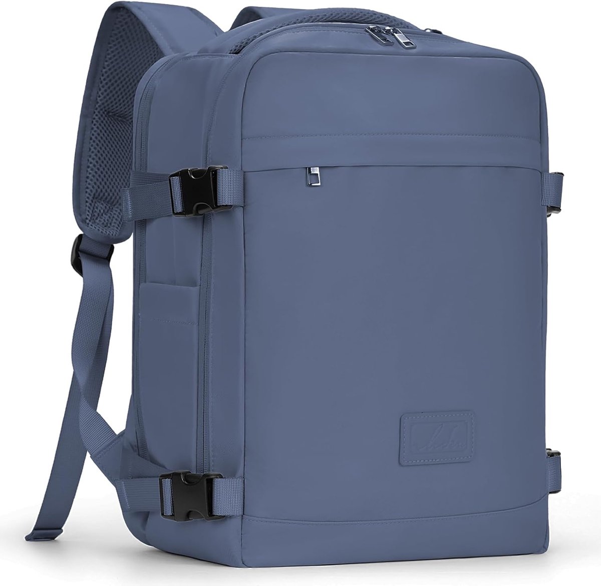 SnelShoppen - Ryanair Handbagage Rugzak 40x30x20cm, 24L Reiserugzak voor Dames en Heren, Laptopcompartiment, Ideaal voor Eurowings en Wizz Air, Blauwe