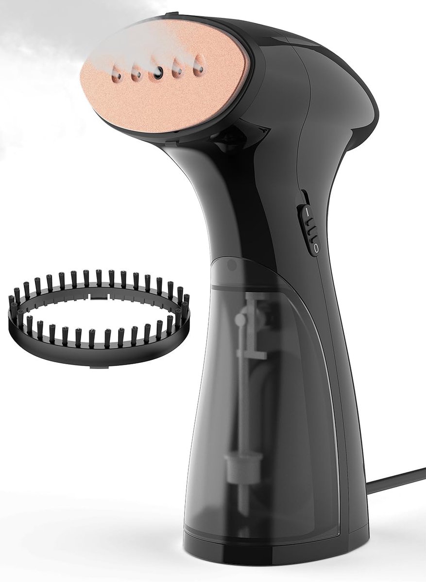 SnelShoppen - Stoomstrijkijzer 1600 W met 25 g/min Stoomvermogen, Draagbare Stoomborstel voor Perfecte Kledingverzorging, Ideaal voor Thuis, Vakantie