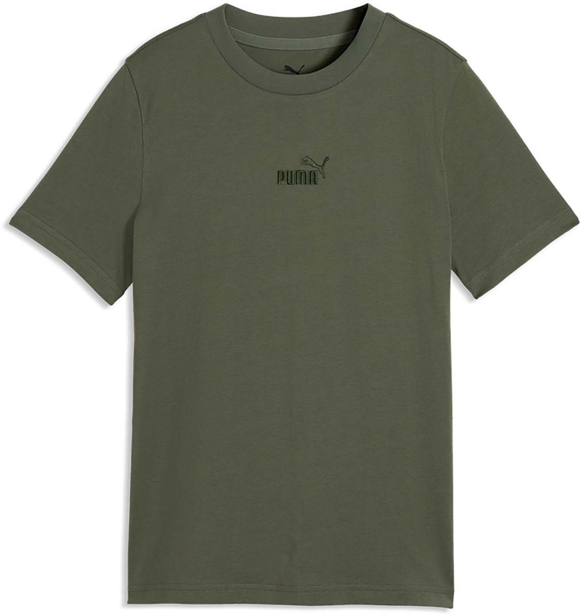 Puma Ess Small No.1 Logo Centered Tee B T-Shirt Fashion Wear Kinderen Groen