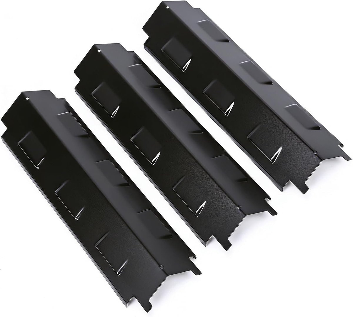SnelShoppen - Universele Vervangingsverwarmingsplaten voor Gasbarbecues - Geschikt voor Porseleinen Staal en Accessoires - 3 Stuks voor Tuin, Camping