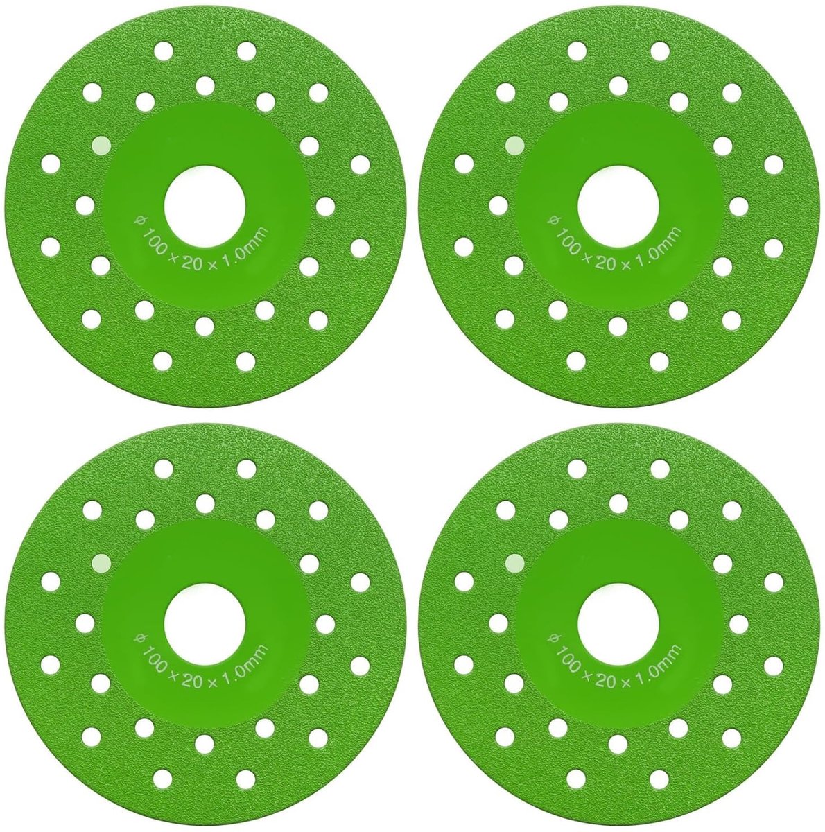 4pcs Diamond Chamfered Saw Blades Rock Slab Slijpschijf voor Hoek Grinders Keramische Disco's Para Cortar Slijp Snijstuk 1mm voor Tegels Marmeren Glas Graniet Ultra-dunne Zaagbladwiel