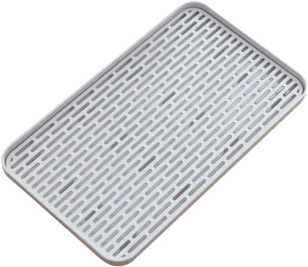 Grote afdruipbak met dienblad voor gebruiksvoorwerpen, waterdicht, afvoerpad, herbruikbaar en praktisch