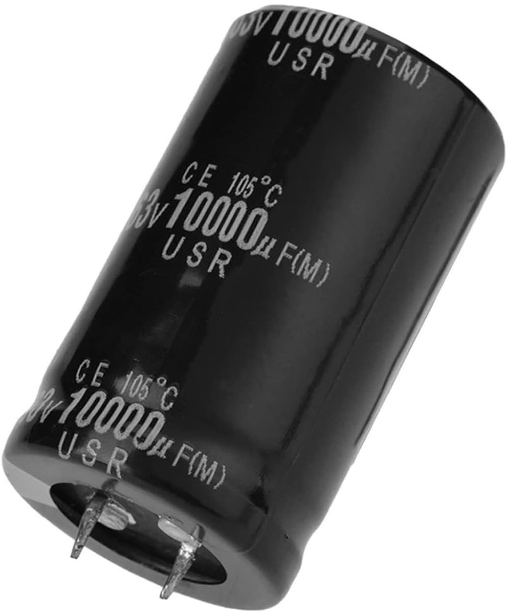 Audio Electrolytic Capacitor Set - 4 Stuks 10000uF 63V, Diverse Componenten voor Elektronica en Geluidsinstallaties