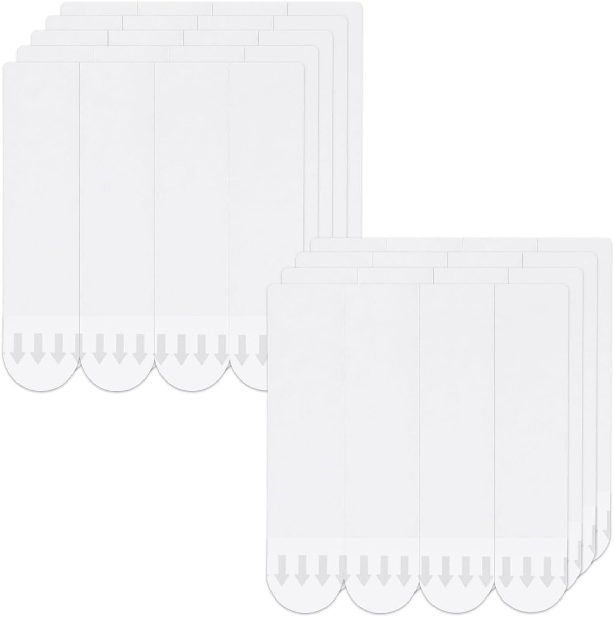 36 stuks ophanglussen zonder boren, vaste pasta zonder sporen aan de muur, extra sterke zelfklevende haken voor bevestiging van foto's zonder boren, praktische set voor wanddecoratie