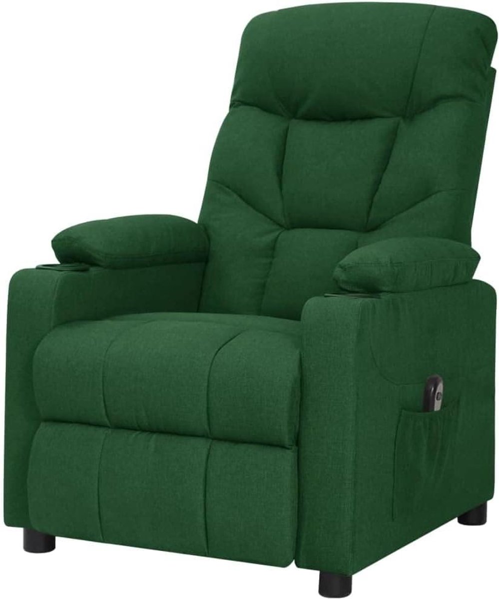 Elektrische Fauteuil - Verstelbare Stoel - Ontspannen Zitten - Elektrisch Verstelbaar - 150 Kg - Donkergroen